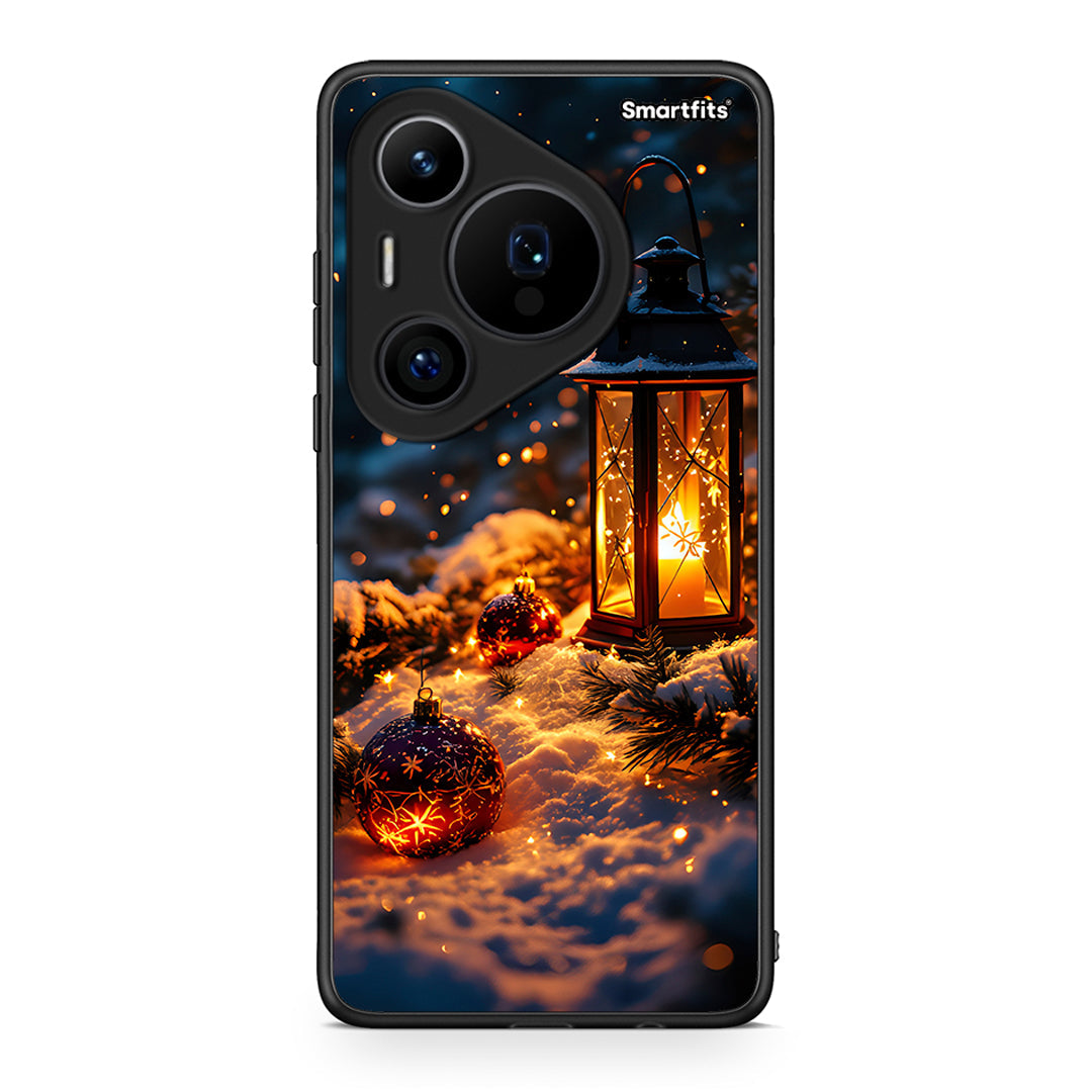 Huawei Pura 70 Pro / 70 Pro+ Christmas Ornaments θήκη από τη Smartfits με σχέδιο στο πίσω μέρος και μαύρο περίβλημα | Smartphone case with colorful back and black bezels by Smartfits
