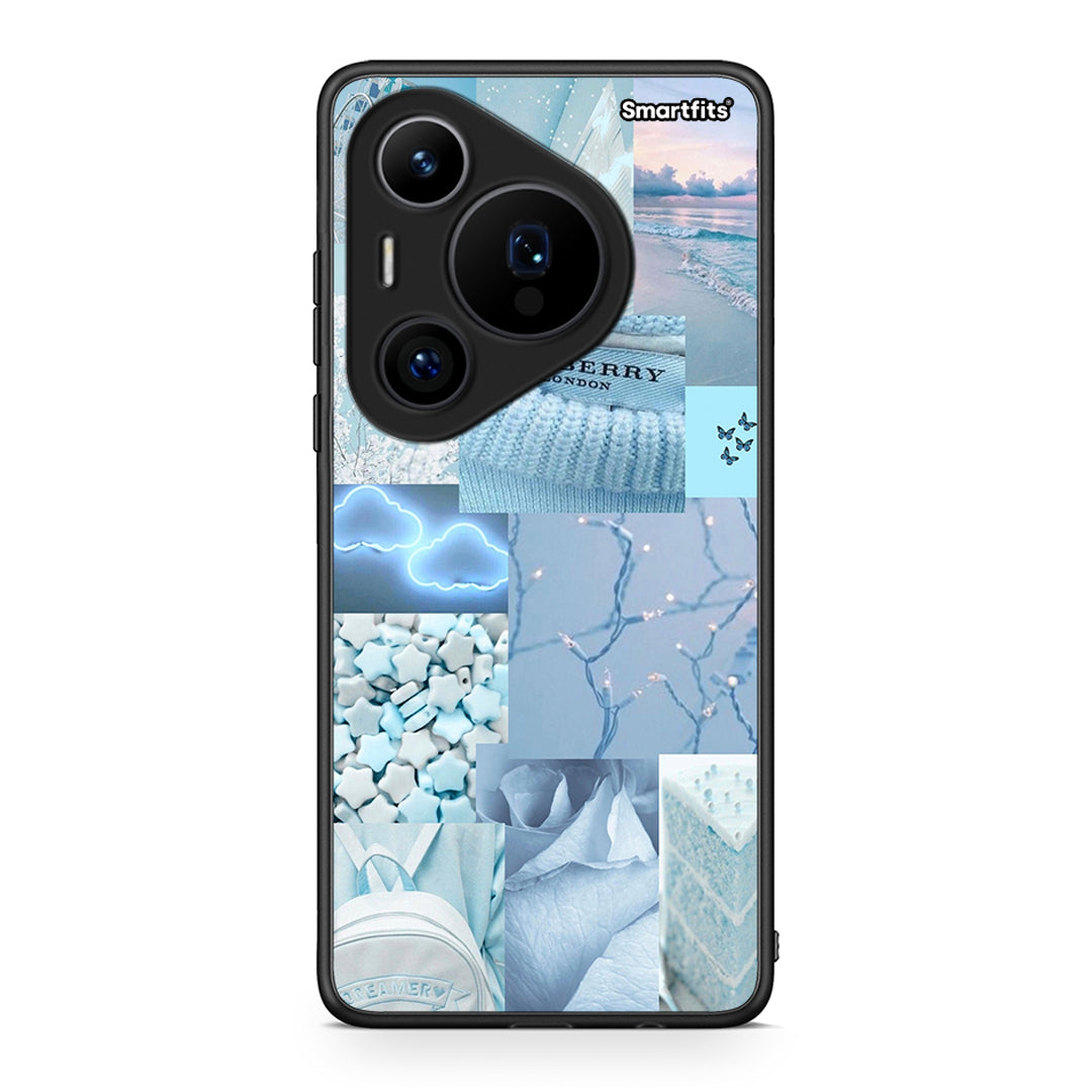 Huawei Pura 70 Pro / 70 Pro+ Ciel Aesthetic Collage θήκη από τη Smartfits με σχέδιο στο πίσω μέρος και μαύρο περίβλημα | Smartphone case with colorful back and black bezels by Smartfits