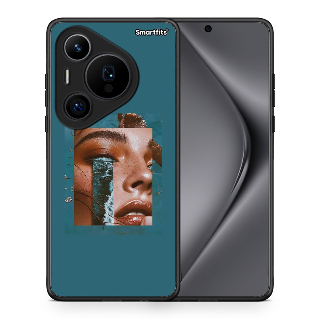 Θήκη Huawei Pura 70 Pro / 70 Pro+ Cry An Ocean από τη Smartfits με σχέδιο στο πίσω μέρος και μαύρο περίβλημα | Huawei Pura 70 Pro / 70 Pro+ Cry An Ocean case with colorful back and black bezels