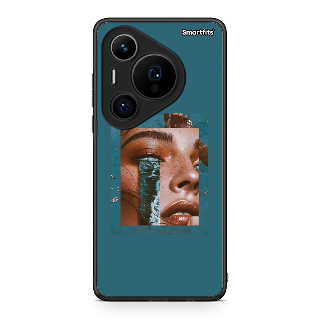 Huawei Pura 70 Pro / 70 Pro+ Cry An Ocean θήκη από τη Smartfits με σχέδιο στο πίσω μέρος και μαύρο περίβλημα | Smartphone case with colorful back and black bezels by Smartfits