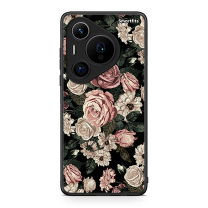 4 - Huawei Pura 70 Pro / 70 Pro+ Wild Roses Flower case, cover, bumper