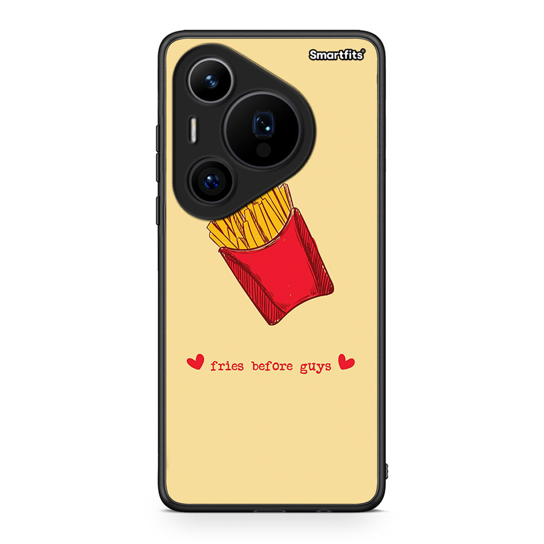 Huawei Pura 70 Pro / 70 Pro+ Fries Before Guys Θήκη Αγίου Βαλεντίνου από τη Smartfits με σχέδιο στο πίσω μέρος και μαύρο περίβλημα | Smartphone case with colorful back and black bezels by Smartfits