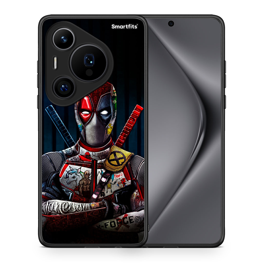 Θήκη Huawei Pura 70 Pro / 70 Pro+ Funny Guy από τη Smartfits με σχέδιο στο πίσω μέρος και μαύρο περίβλημα | Huawei Pura 70 Pro / 70 Pro+ Funny Guy case with colorful back and black bezels