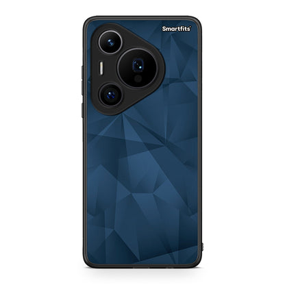39 - Huawei Pura 70 Pro / 70 Pro+ Blue Abstract Geometric case, cover, bumper