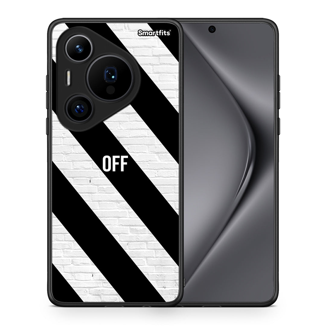 Θήκη Huawei Pura 70 Pro / 70 Pro+ Get Off από τη Smartfits με σχέδιο στο πίσω μέρος και μαύρο περίβλημα | Huawei Pura 70 Pro / 70 Pro+ Get Off case with colorful back and black bezels