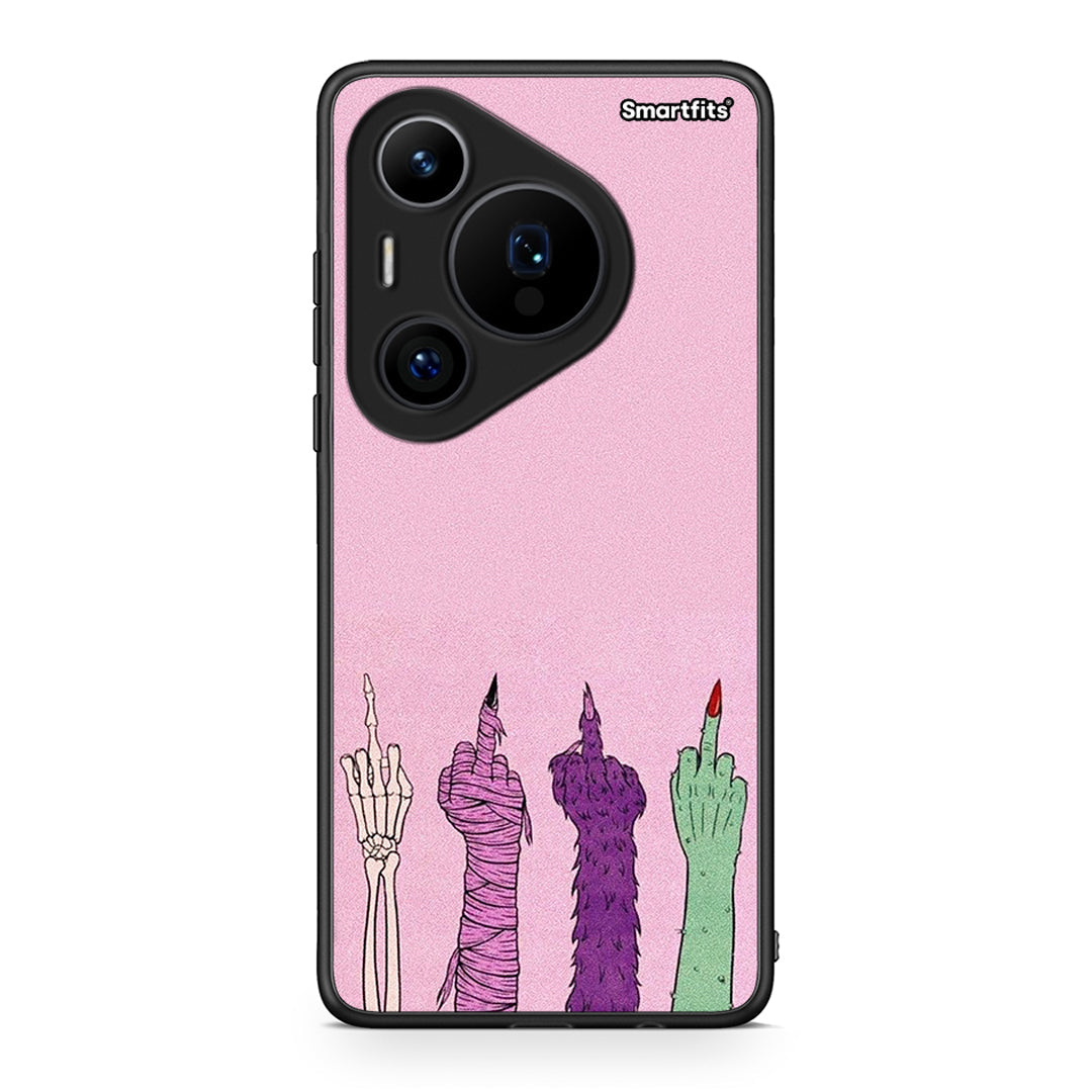 Huawei Pura 70 Pro / 70 Pro+ Halloween Be A Lady Θήκη από τη Smartfits με σχέδιο στο πίσω μέρος και μαύρο περίβλημα | Smartphone case with colorful back and black bezels by Smartfits