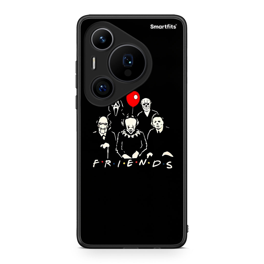 Huawei Pura 70 Pro / 70 Pro+ Halloween Friends Θήκη από τη Smartfits με σχέδιο στο πίσω μέρος και μαύρο περίβλημα | Smartphone case with colorful back and black bezels by Smartfits