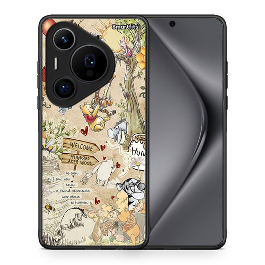 Θήκη Huawei Pura 70 Pro / 70 Pro+ Happy Friends από τη Smartfits με σχέδιο στο πίσω μέρος και μαύρο περίβλημα | Huawei Pura 70 Pro / 70 Pro+ Happy Friends case with colorful back and black bezels