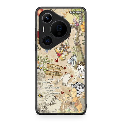 Huawei Pura 70 Pro / 70 Pro+ Happy Friends θήκη από τη Smartfits με σχέδιο στο πίσω μέρος και μαύρο περίβλημα | Smartphone case with colorful back and black bezels by Smartfits
