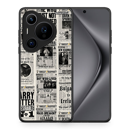 Θήκη Huawei Pura 70 Pro / 70 Pro+ Harry Paper από τη Smartfits με σχέδιο στο πίσω μέρος και μαύρο περίβλημα | Huawei Pura 70 Pro / 70 Pro+ Harry Paper case with colorful back and black bezels