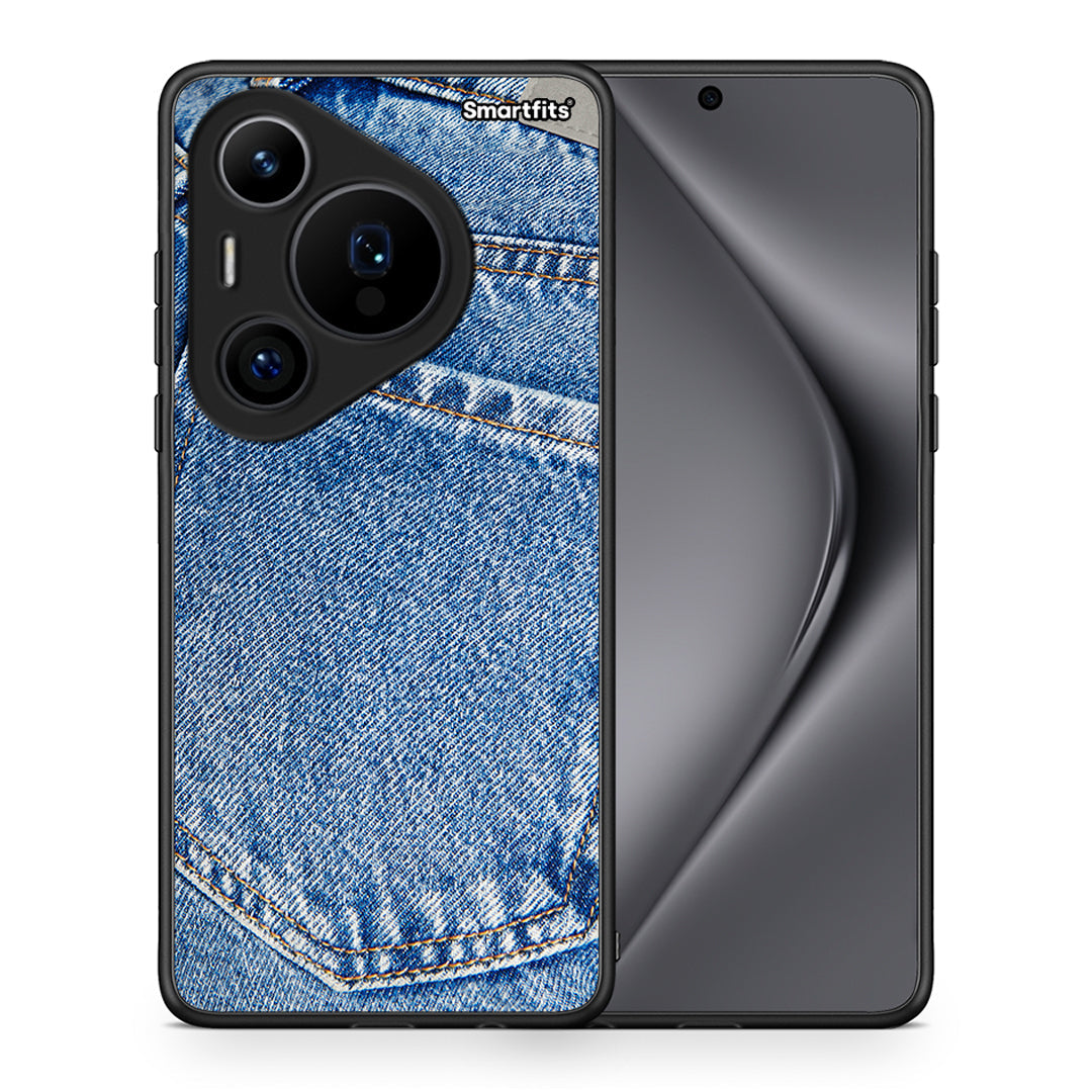 Θήκη Huawei Pura 70 Pro / 70 Pro+ Jeans Pocket από τη Smartfits με σχέδιο στο πίσω μέρος και μαύρο περίβλημα | Huawei Pura 70 Pro / 70 Pro+ Jeans Pocket case with colorful back and black bezels
