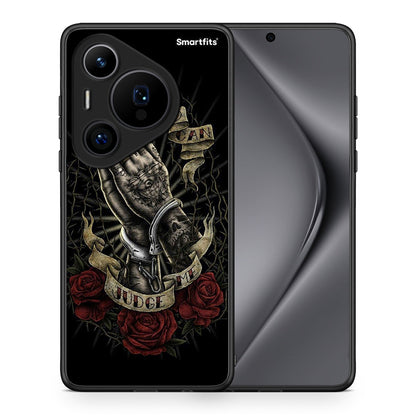 Θήκη Huawei Pura 70 Pro / 70 Pro+ Judge By God από τη Smartfits με σχέδιο στο πίσω μέρος και μαύρο περίβλημα | Huawei Pura 70 Pro / 70 Pro+ Judge By God case with colorful back and black bezels