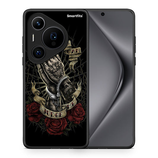 Θήκη Huawei Pura 70 Pro / 70 Pro+ Judge By God από τη Smartfits με σχέδιο στο πίσω μέρος και μαύρο περίβλημα | Huawei Pura 70 Pro / 70 Pro+ Judge By God case with colorful back and black bezels