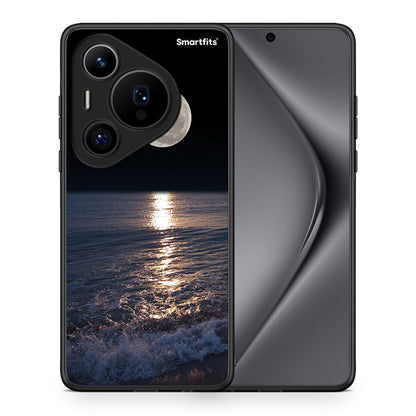 Θήκη Huawei Pura 70 Pro / 70 Pro+ Moon Landscape από τη Smartfits με σχέδιο στο πίσω μέρος και μαύρο περίβλημα | Huawei Pura 70 Pro / 70 Pro+ Moon Landscape case with colorful back and black bezels