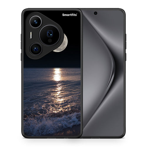 Θήκη Huawei Pura 70 Pro / 70 Pro+ Moon Landscape από τη Smartfits με σχέδιο στο πίσω μέρος και μαύρο περίβλημα | Huawei Pura 70 Pro / 70 Pro+ Moon Landscape case with colorful back and black bezels