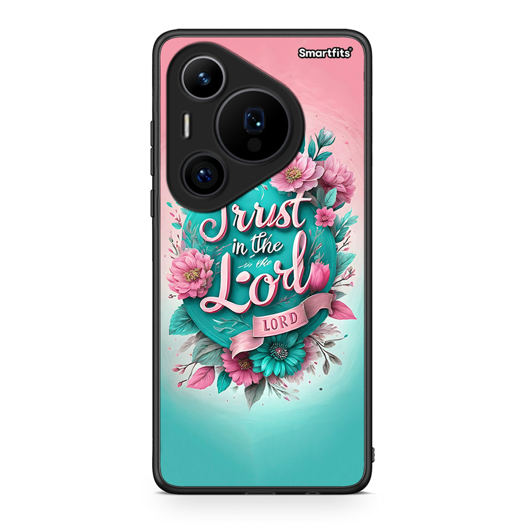 Huawei Pura 70 Pro / 70 Pro+ Lord Trust θήκη από τη Smartfits με σχέδιο στο πίσω μέρος και μαύρο περίβλημα | Smartphone case with colorful back and black bezels by Smartfits