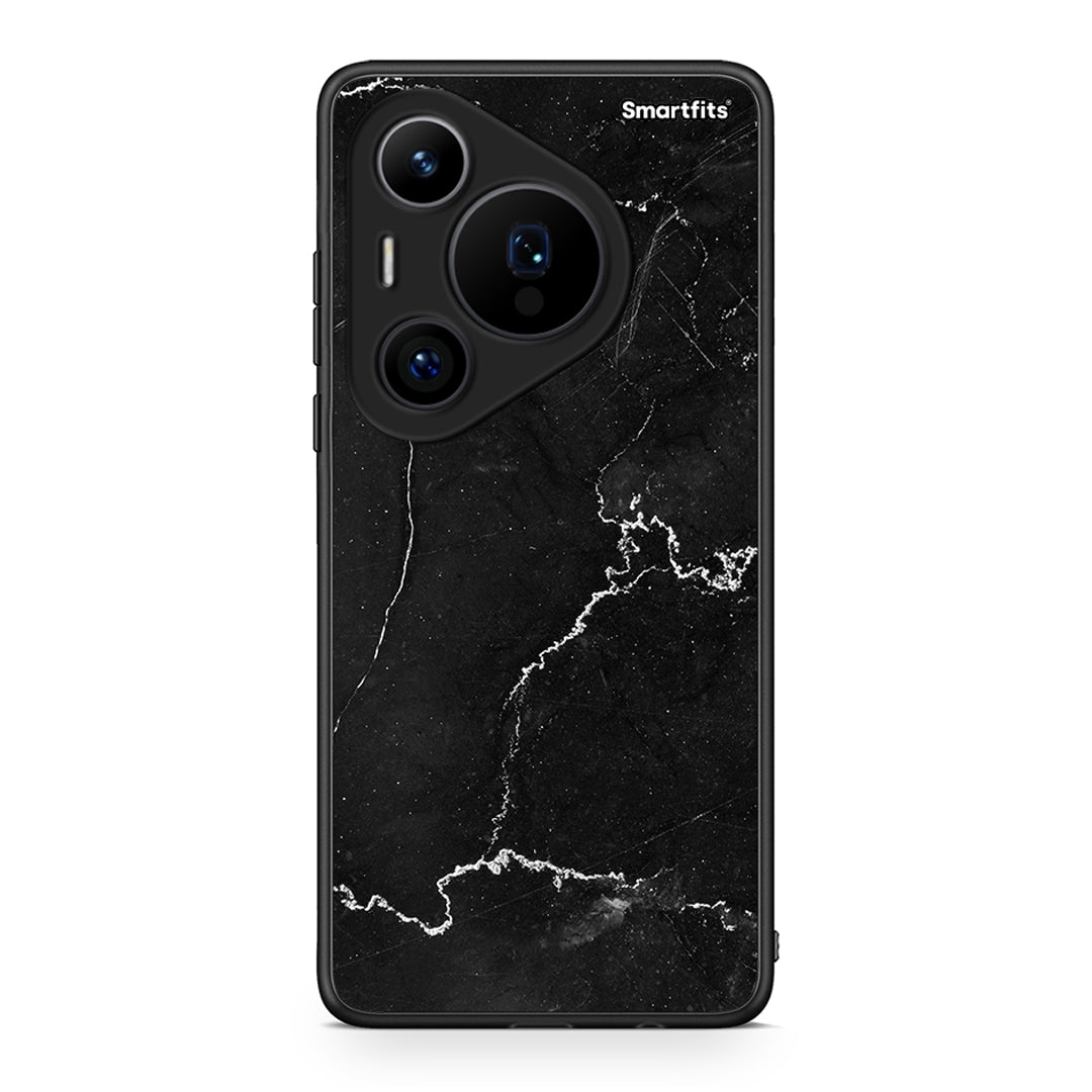 Huawei Pura 70 Pro / 70 Pro+ Marble Black θήκη από τη Smartfits με σχέδιο στο πίσω μέρος και μαύρο περίβλημα | Smartphone case with colorful back and black bezels by Smartfits
