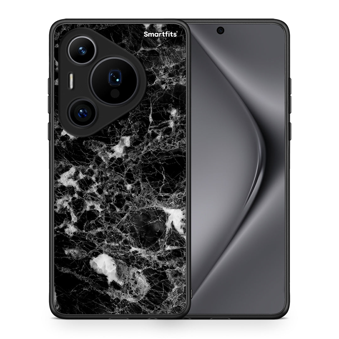 Θήκη Huawei Pura 70 Pro / 70 Pro+ Male Marble από τη Smartfits με σχέδιο στο πίσω μέρος και μαύρο περίβλημα | Huawei Pura 70 Pro / 70 Pro+ Male Marble case with colorful back and black bezels