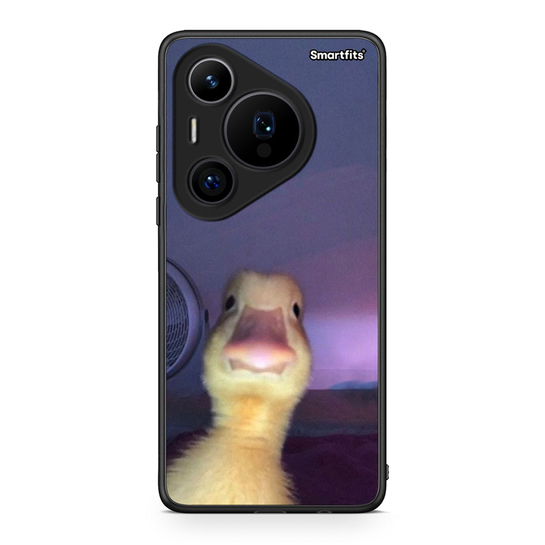 Huawei Pura 70 Pro / 70 Pro+ Meme Duck θήκη από τη Smartfits με σχέδιο στο πίσω μέρος και μαύρο περίβλημα | Smartphone case with colorful back and black bezels by Smartfits