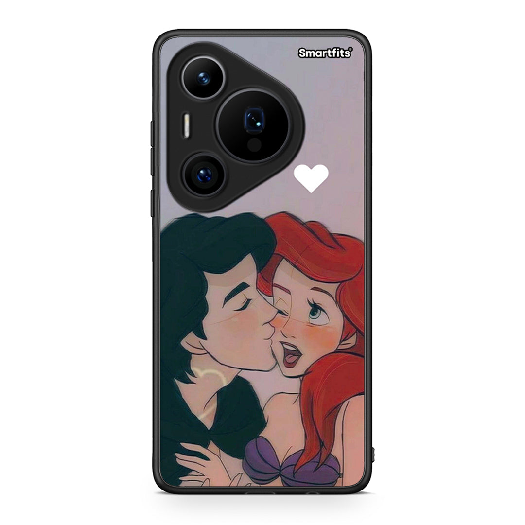 Huawei Pura 70 Pro / 70 Pro+ Mermaid Love Θήκη Αγίου Βαλεντίνου από τη Smartfits με σχέδιο στο πίσω μέρος και μαύρο περίβλημα | Smartphone case with colorful back and black bezels by Smartfits