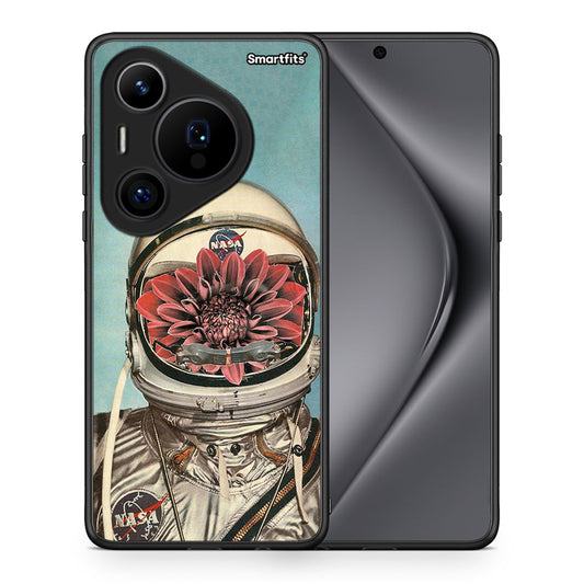 Θήκη Huawei Pura 70 Pro / 70 Pro+ Nasa Bloom από τη Smartfits με σχέδιο στο πίσω μέρος και μαύρο περίβλημα | Huawei Pura 70 Pro / 70 Pro+ Nasa Bloom case with colorful back and black bezels