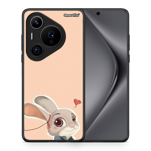 Θήκη Huawei Pura 70 Pro / 70 Pro+ Nick Wilde And Judy Hopps Love 2 από τη Smartfits με σχέδιο στο πίσω μέρος και μαύρο περίβλημα | Huawei Pura 70 Pro / 70 Pro+ Nick Wilde And Judy Hopps Love 2 case with colorful back and black bezels