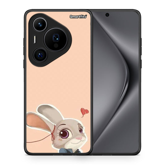 Θήκη Huawei Pura 70 Pro / 70 Pro+ Nick Wilde And Judy Hopps Love 2 από τη Smartfits με σχέδιο στο πίσω μέρος και μαύρο περίβλημα | Huawei Pura 70 Pro / 70 Pro+ Nick Wilde And Judy Hopps Love 2 case with colorful back and black bezels