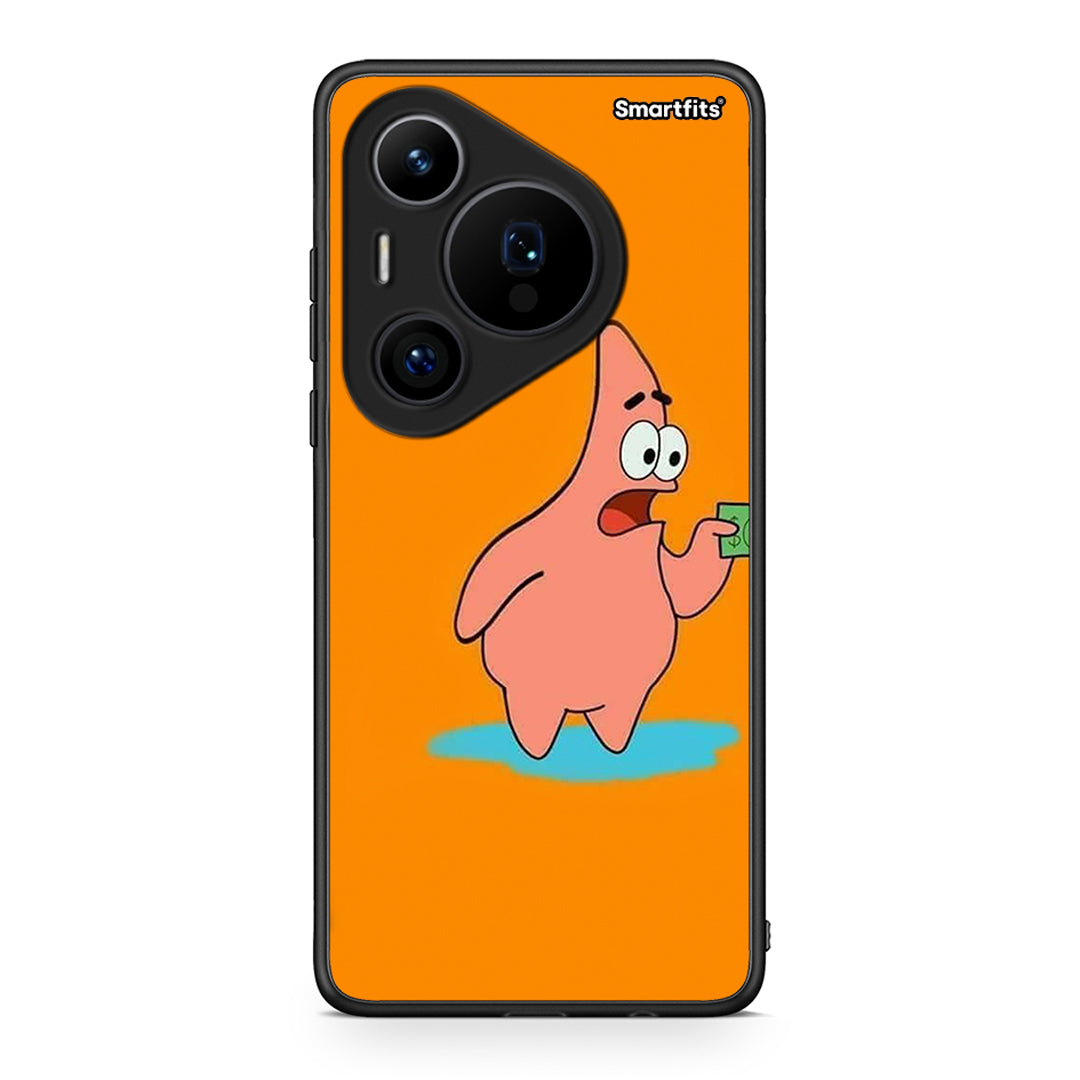 Huawei Pura 70 Pro / 70 Pro+ No Money 1 Θήκη Αγίου Βαλεντίνου από τη Smartfits με σχέδιο στο πίσω μέρος και μαύρο περίβλημα | Smartphone case with colorful back and black bezels by Smartfits