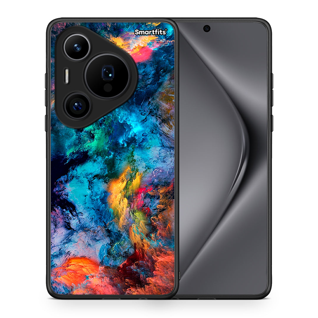 Θήκη Huawei Pura 70 Pro / 70 Pro+ Crayola Paint από τη Smartfits με σχέδιο στο πίσω μέρος και μαύρο περίβλημα | Huawei Pura 70 Pro / 70 Pro+ Crayola Paint case with colorful back and black bezels