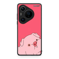 Thumbnail for Huawei Pura 70 Pro / 70 Pro+ Pig Love 1 Θήκη Αγίου Βαλεντίνου από τη Smartfits με σχέδιο στο πίσω μέρος και μαύρο περίβλημα | Smartphone case with colorful back and black bezels by Smartfits