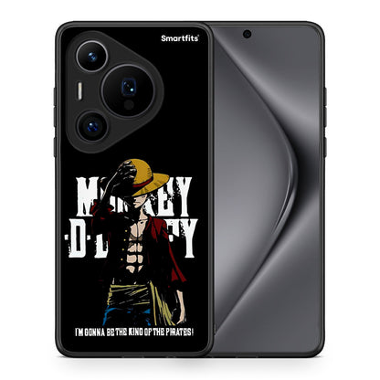 Θήκη Huawei Pura 70 Pro / 70 Pro+ Pirate King από τη Smartfits με σχέδιο στο πίσω μέρος και μαύρο περίβλημα | Huawei Pura 70 Pro / 70 Pro+ Pirate King case with colorful back and black bezels