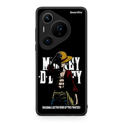 Huawei Pura 70 Pro / 70 Pro+ Pirate King θήκη από τη Smartfits με σχέδιο στο πίσω μέρος και μαύρο περίβλημα | Smartphone case with colorful back and black bezels by Smartfits