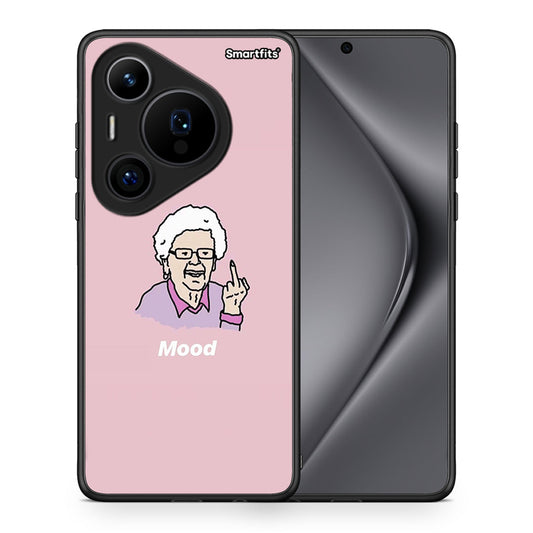 Θήκη Huawei Pura 70 Pro / 70 Pro+ Mood PopArt από τη Smartfits με σχέδιο στο πίσω μέρος και μαύρο περίβλημα | Huawei Pura 70 Pro / 70 Pro+ Mood PopArt case with colorful back and black bezels