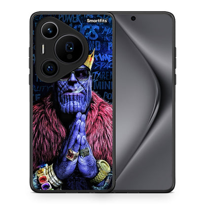 Θήκη Huawei Pura 70 Pro / 70 Pro+ Thanos PopArt από τη Smartfits με σχέδιο στο πίσω μέρος και μαύρο περίβλημα | Huawei Pura 70 Pro / 70 Pro+ Thanos PopArt case with colorful back and black bezels