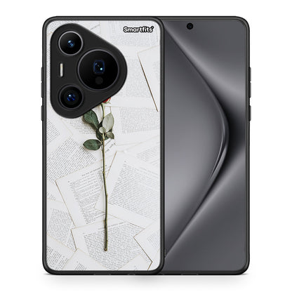 Θήκη Huawei Pura 70 Pro / 70 Pro+ Red Rose από τη Smartfits με σχέδιο στο πίσω μέρος και μαύρο περίβλημα | Huawei Pura 70 Pro / 70 Pro+ Red Rose case with colorful back and black bezels
