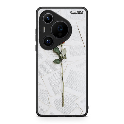 Huawei Pura 70 Pro / 70 Pro+ Red Rose θήκη από τη Smartfits με σχέδιο στο πίσω μέρος και μαύρο περίβλημα | Smartphone case with colorful back and black bezels by Smartfits