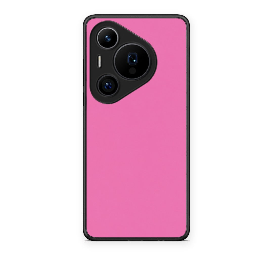 Θήκη Huawei Pura 70 Pro / 70 Pro+ Rose Pink από τη Smartfits με σχέδιο στο πίσω μέρος και μαύρο περίβλημα | Huawei Pura 70 Pro / 70 Pro+ Rose Pink case with colorful back and black bezels