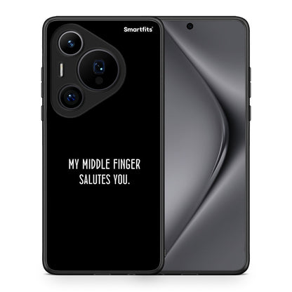 Θήκη Huawei Pura 70 Pro / 70 Pro+ Salute από τη Smartfits με σχέδιο στο πίσω μέρος και μαύρο περίβλημα | Huawei Pura 70 Pro / 70 Pro+ Salute case with colorful back and black bezels