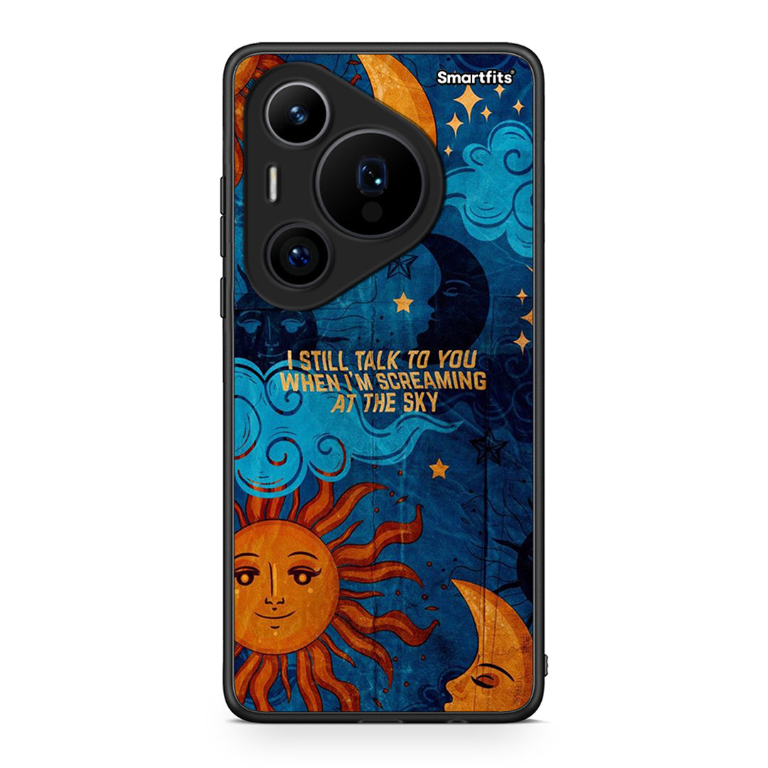 Huawei Pura 70 Pro / 70 Pro+ Screaming Sky θήκη από τη Smartfits με σχέδιο στο πίσω μέρος και μαύρο περίβλημα | Smartphone case with colorful back and black bezels by Smartfits