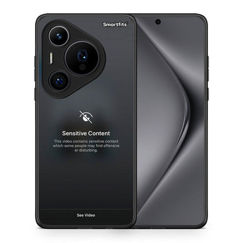 Θήκη Huawei Pura 70 Pro / 70 Pro+ Sensitive Content από τη Smartfits με σχέδιο στο πίσω μέρος και μαύρο περίβλημα | Huawei Pura 70 Pro / 70 Pro+ Sensitive Content case with colorful back and black bezels