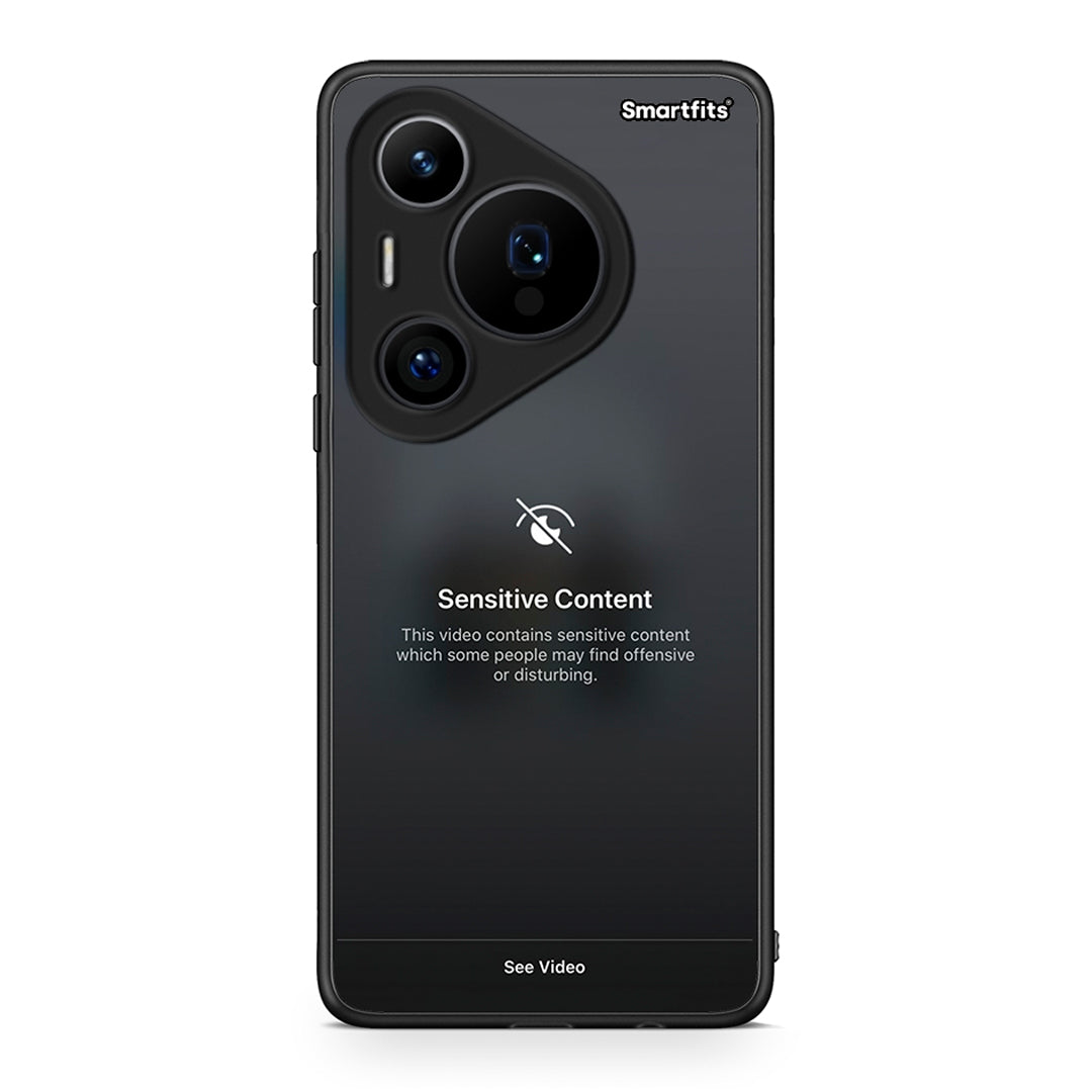 Huawei Pura 70 Pro / 70 Pro+ Sensitive Content θήκη από τη Smartfits με σχέδιο στο πίσω μέρος και μαύρο περίβλημα | Smartphone case with colorful back and black bezels by Smartfits