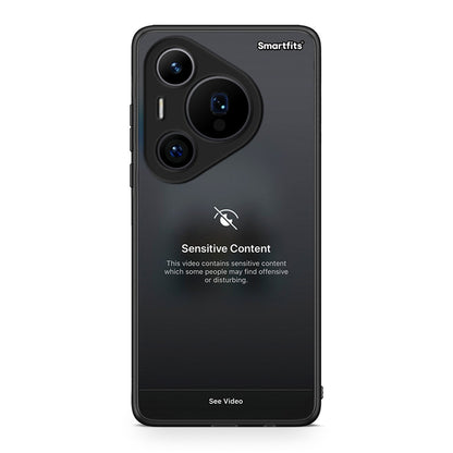 Huawei Pura 70 Pro / 70 Pro+ Sensitive Content θήκη από τη Smartfits με σχέδιο στο πίσω μέρος και μαύρο περίβλημα | Smartphone case with colorful back and black bezels by Smartfits