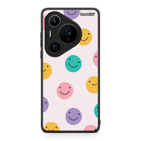 Thumbnail for Huawei Pura 70 Pro / 70 Pro+ Smiley Faces θήκη από τη Smartfits με σχέδιο στο πίσω μέρος και μαύρο περίβλημα | Smartphone case with colorful back and black bezels by Smartfits