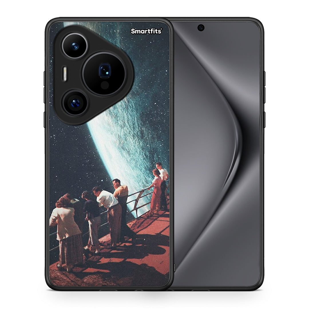 Θήκη Huawei Pura 70 Pro / 70 Pro+ Surreal View από τη Smartfits με σχέδιο στο πίσω μέρος και μαύρο περίβλημα | Huawei Pura 70 Pro / 70 Pro+ Surreal View case with colorful back and black bezels