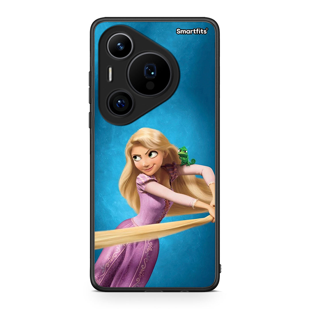 Huawei Pura 70 Pro / 70 Pro+ Tangled 2 Θήκη Αγίου Βαλεντίνου από τη Smartfits με σχέδιο στο πίσω μέρος και μαύρο περίβλημα | Smartphone case with colorful back and black bezels by Smartfits