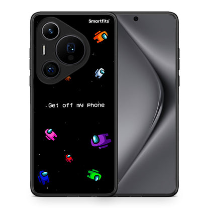 Θήκη Huawei Pura 70 Pro / 70 Pro+ AFK Text από τη Smartfits με σχέδιο στο πίσω μέρος και μαύρο περίβλημα | Huawei Pura 70 Pro / 70 Pro+ AFK Text case with colorful back and black bezels