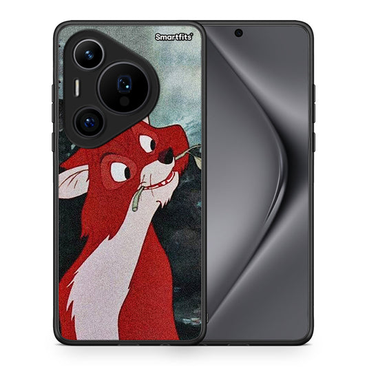 Θήκη Huawei Pura 70 Pro / 70 Pro+ Tod And Vixey Love 1 από τη Smartfits με σχέδιο στο πίσω μέρος και μαύρο περίβλημα | Huawei Pura 70 Pro / 70 Pro+ Tod And Vixey Love 1 case with colorful back and black bezels
