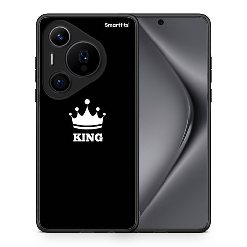 Θήκη Huawei Pura 70 Pro / 70 Pro+ King Valentine από τη Smartfits με σχέδιο στο πίσω μέρος και μαύρο περίβλημα | Huawei Pura 70 Pro / 70 Pro+ King Valentine case with colorful back and black bezels
