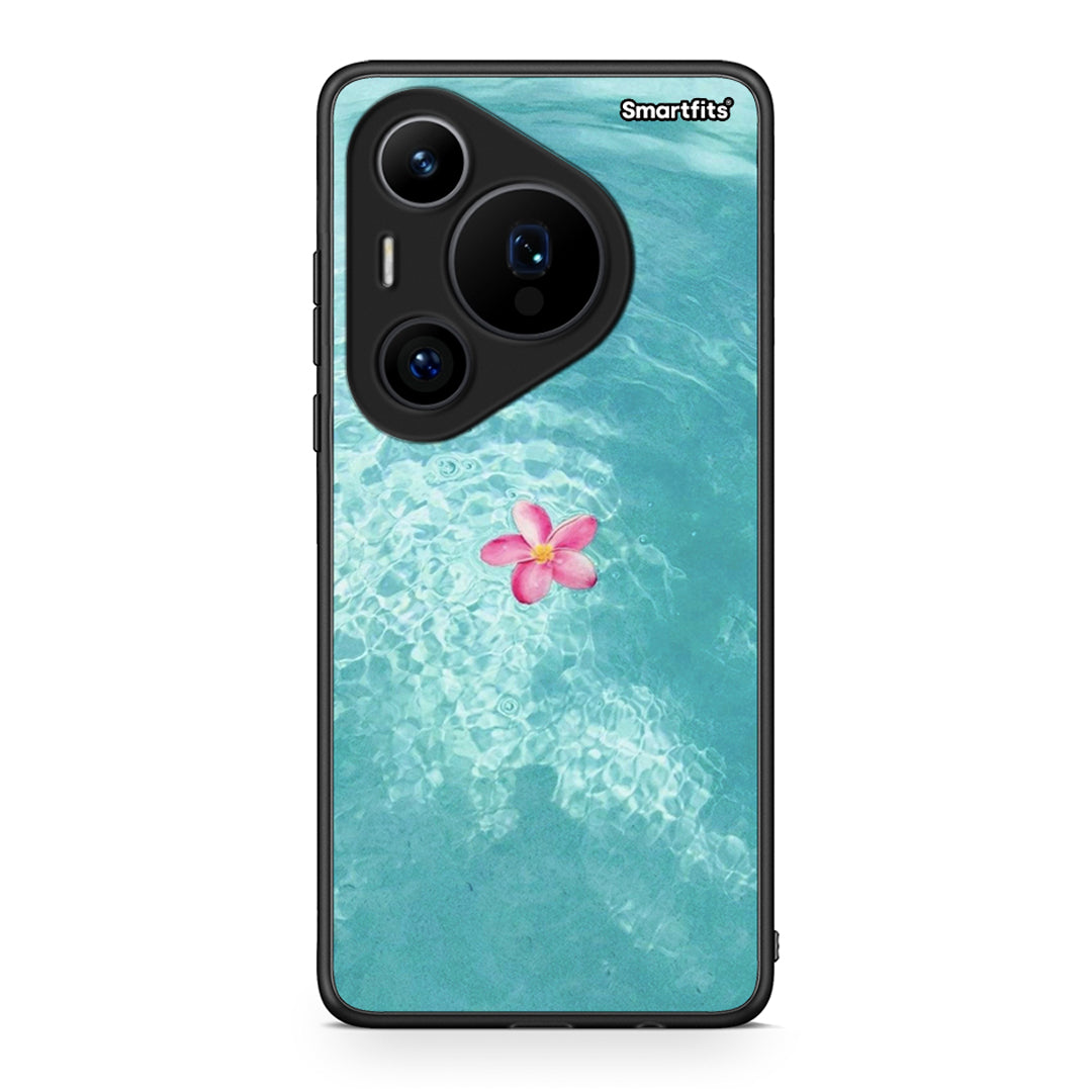 Huawei Pura 70 Pro / 70 Pro+ Water Flower Θήκη από τη Smartfits με σχέδιο στο πίσω μέρος και μαύρο περίβλημα | Smartphone case with colorful back and black bezels by Smartfits