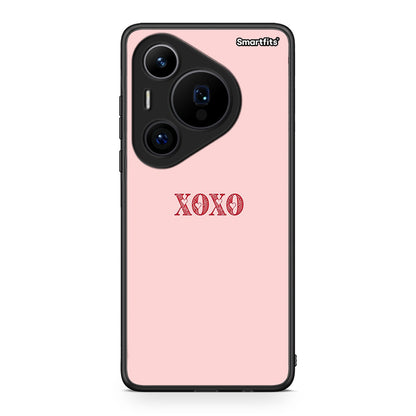 Huawei Pura 70 Pro / 70 Pro+ XOXO Love θήκη από τη Smartfits με σχέδιο στο πίσω μέρος και μαύρο περίβλημα | Smartphone case with colorful back and black bezels by Smartfits